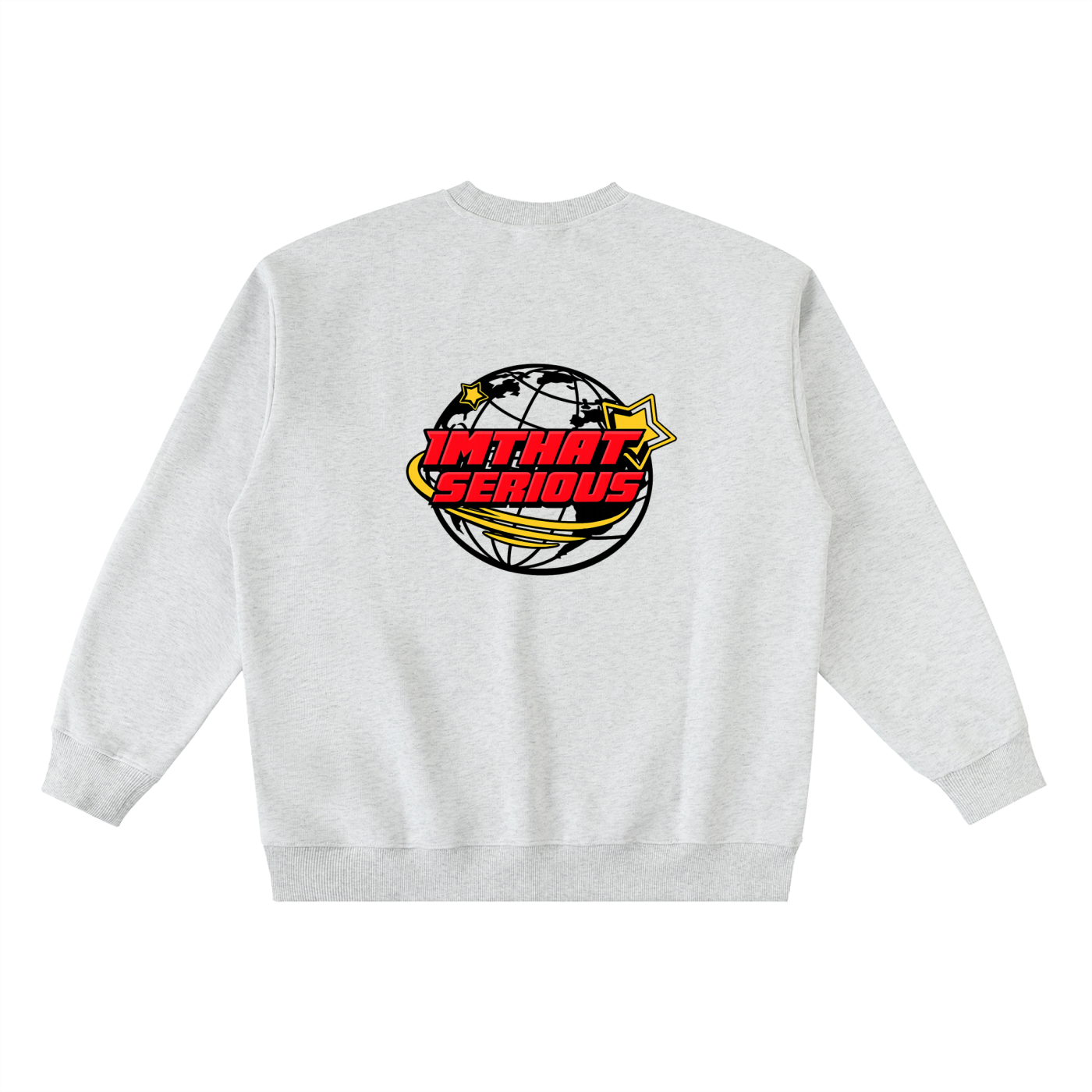 Oversized Crewneck Taped Sweat,sweatshirt,imthatserious,oversized,crewneck,men,oversized sweatshirt,crewneck sweatshirt