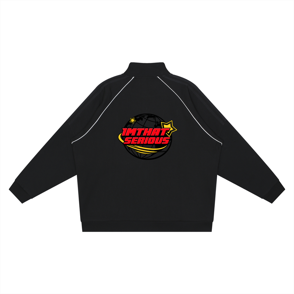 Reflection Striped Raglan Slee,men,women,imthatserious,tracksuit,hoodies,reflection hoodies,reflection tracksuit