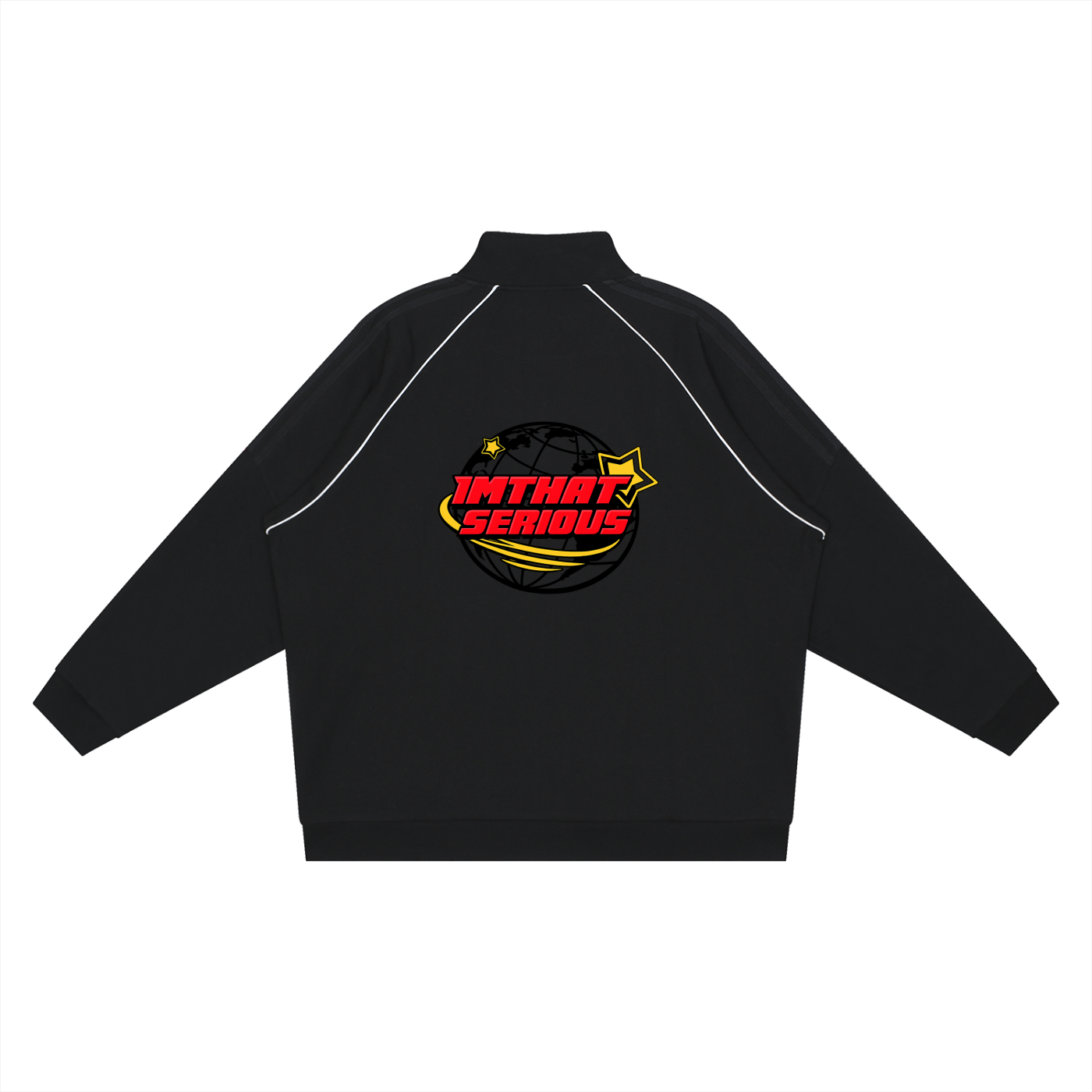 Reflection Striped Raglan Slee,men,women,imthatserious,tracksuit,hoodies,reflection hoodies,reflection tracksuit