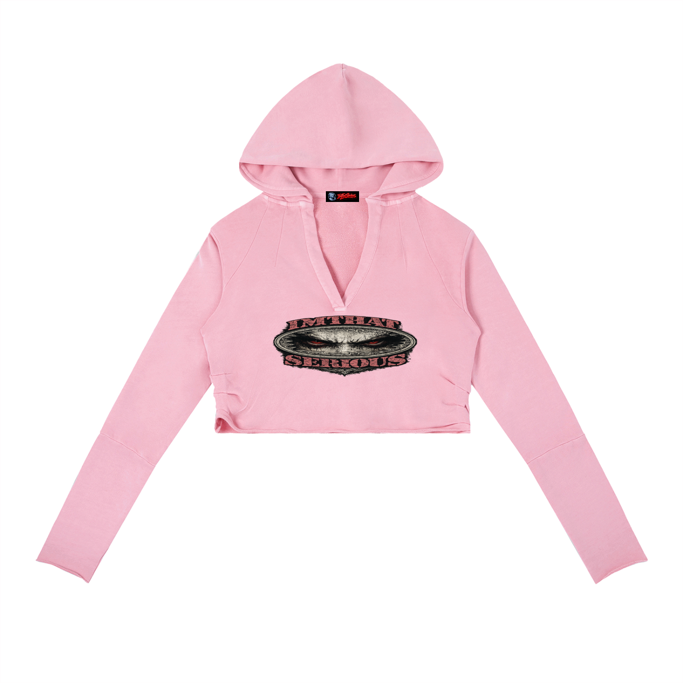 Vintage Washed Raw Edge Hoodie,Hoodie,Tracksuit,IMTHATSERIOUS,Vision,Vision Hoodie,Vision Tracksuit,Female,Women,Women Hoodie