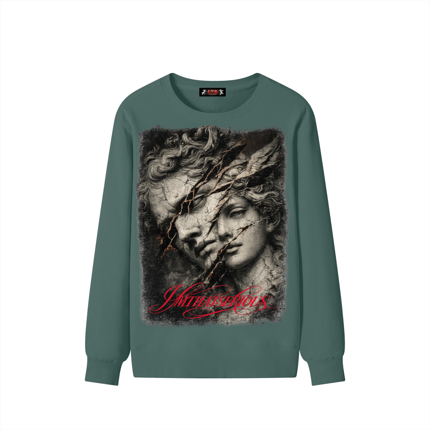 Classic Cotton Sweatshirt,Men,Men Sweatshirt,IMTHATSERIOUS,Split,Split Men,Split Men Sweatshirt