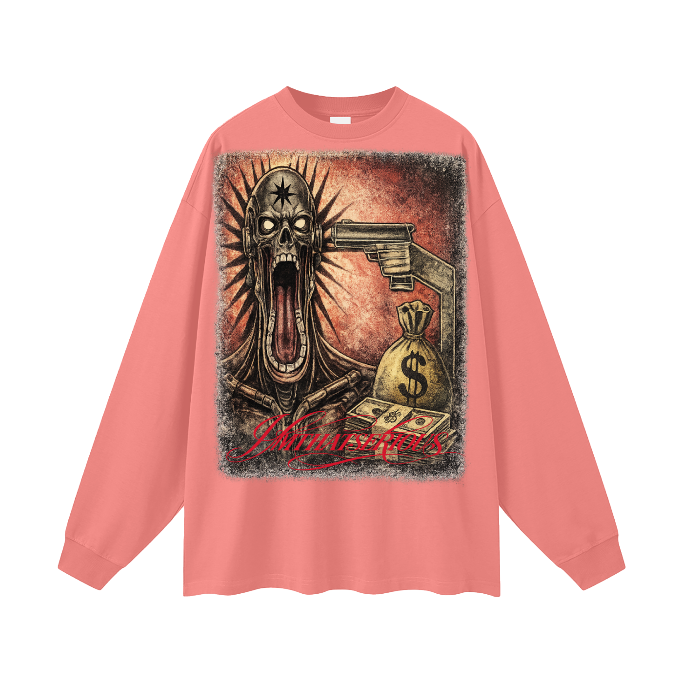 Oversized Long Sleeve T-Shirt,Caught Up,IMTHATSERIOUS,Men,Men Long Sleeve T-SHIRT,cAUGHT uP mEN,Caught Up Men Sleeve T-Shirt