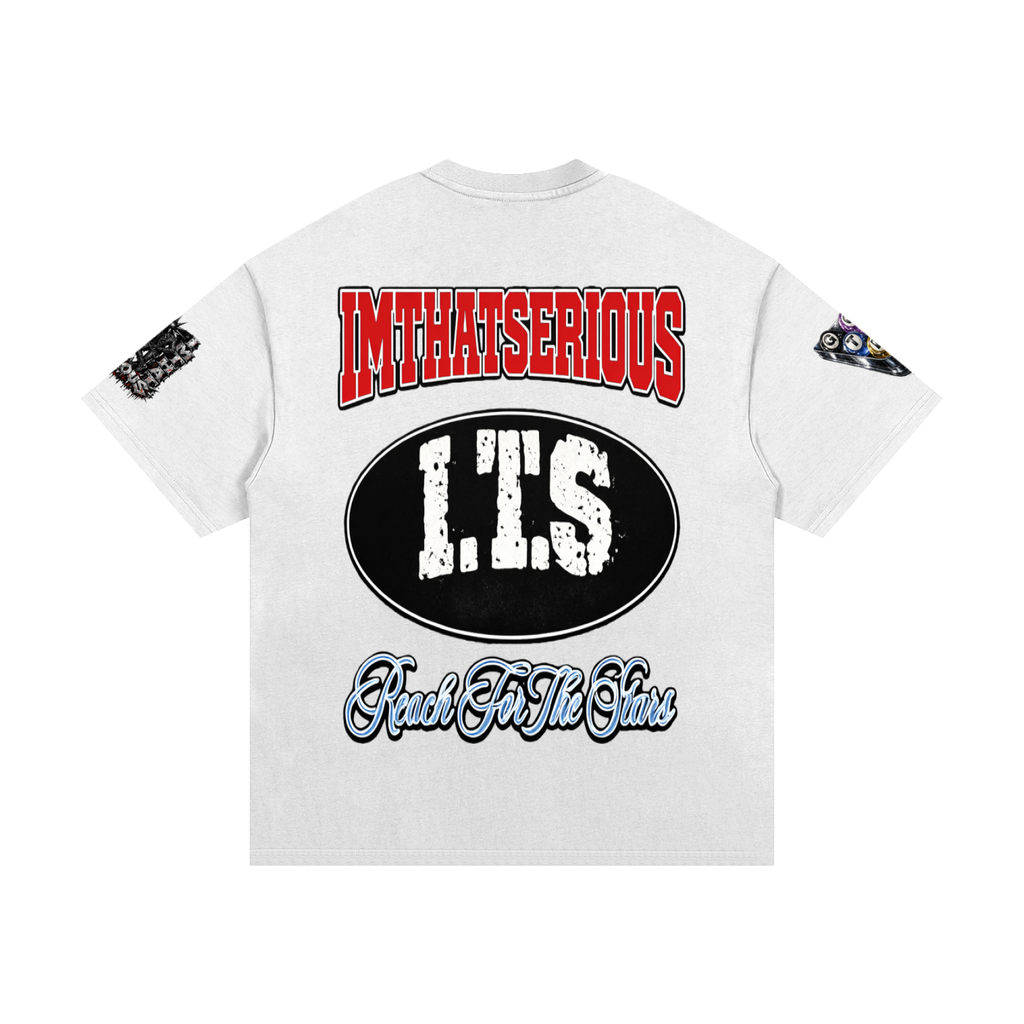  Heavyweight Cotton T-Shirt,I.T.S,IMTHATSERIOUS,Reach For The Stars,Reach For The Stars T-shirt,T-shirt,Men,Men T-shirt,Cotton T-shirt,Men Cotton T-shirt