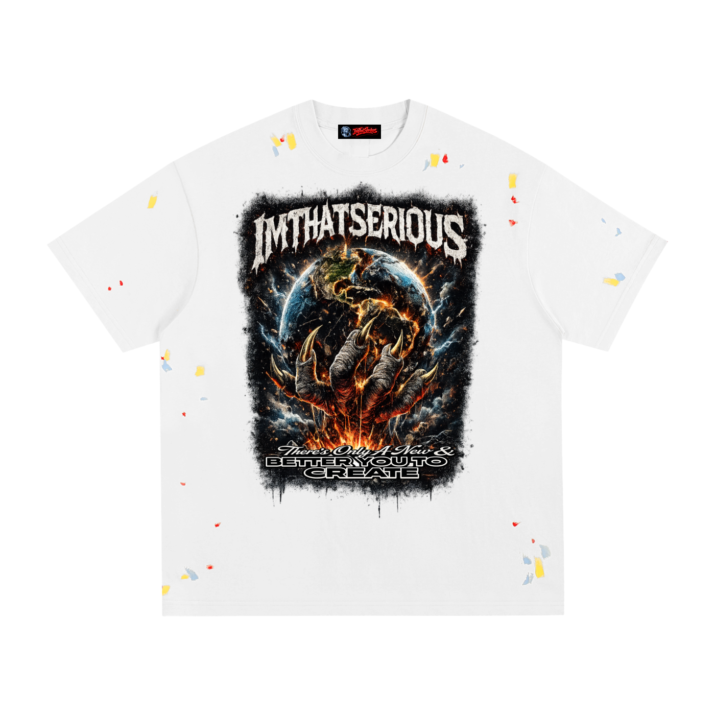 Paint Splatter T-Shirt,Creator Paint Splatter T-Shirt,Men Paint Splatter T-Shirt,Creator,IMTHATSERIOUS,Creator Men,Creator Men T-Shirt