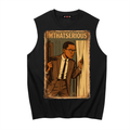 Men's Sleeveless Cotton Tank T,Message,Message Men,Message Men Tank Top,Men,Men Tank Top,IMTHATSERIOUS