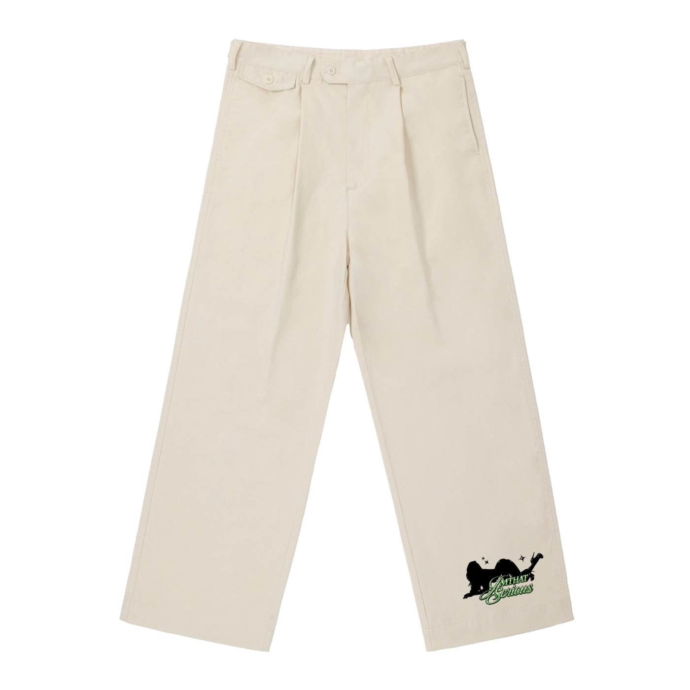 Adjustable Waist Straight-Leg ,pants,men,women,imthatserious,straight leg pants