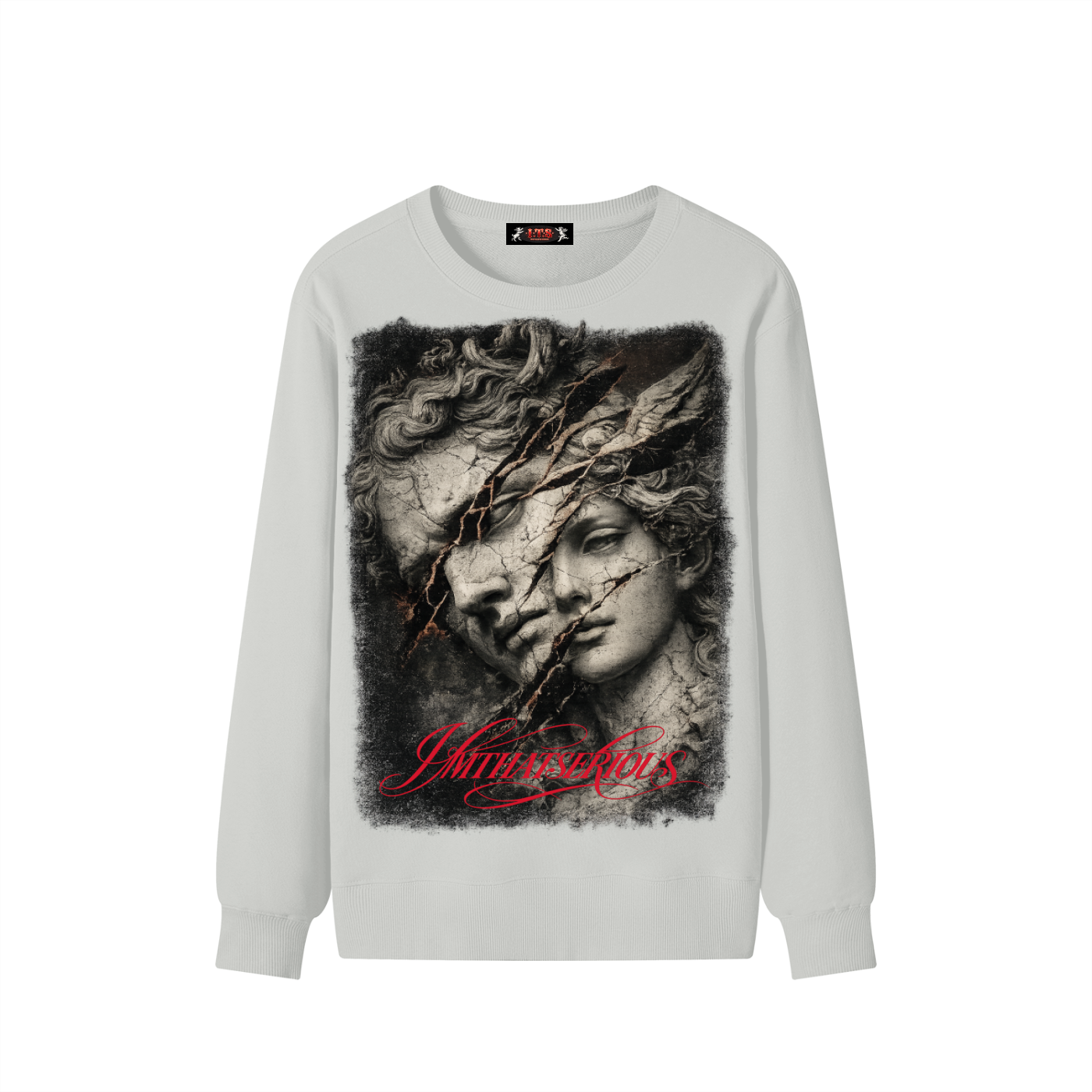 Classic Cotton Sweatshirt,Men,Men Sweatshirt,IMTHATSERIOUS,Split,Split Men,Split Men Sweatshirt