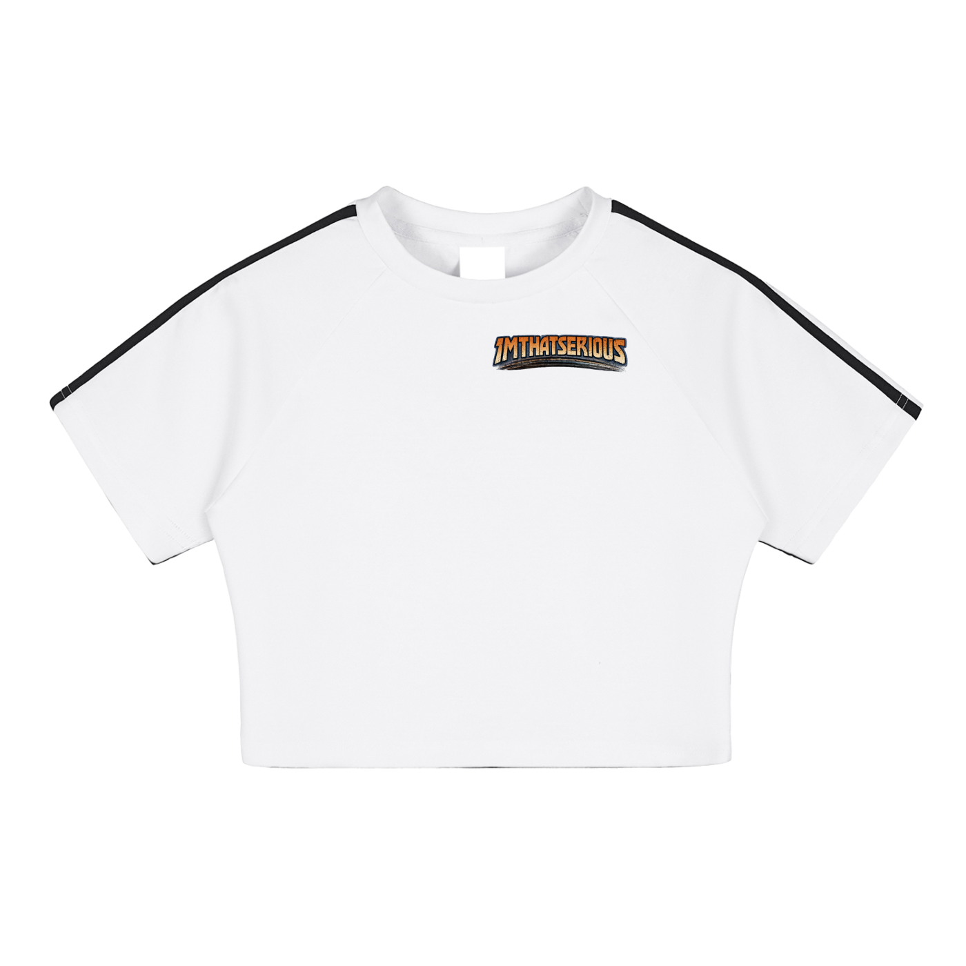 The Invaders,The Invaders Crop Top,The Invaders Female Crop Top,IMTHATSERIOUS,Taped Crop Top,Female Taped Crop Top