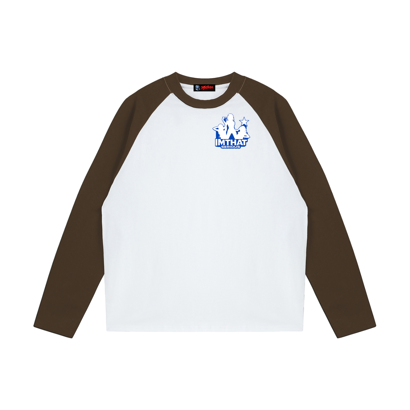 Color-Blocked Raglan Long-Slee,Men,Women,IMTHATSERIOUS,Long Sleeve T-Shirt,Color Blocked Long Sleeve,Raglan Long Sleeve T-Shirt