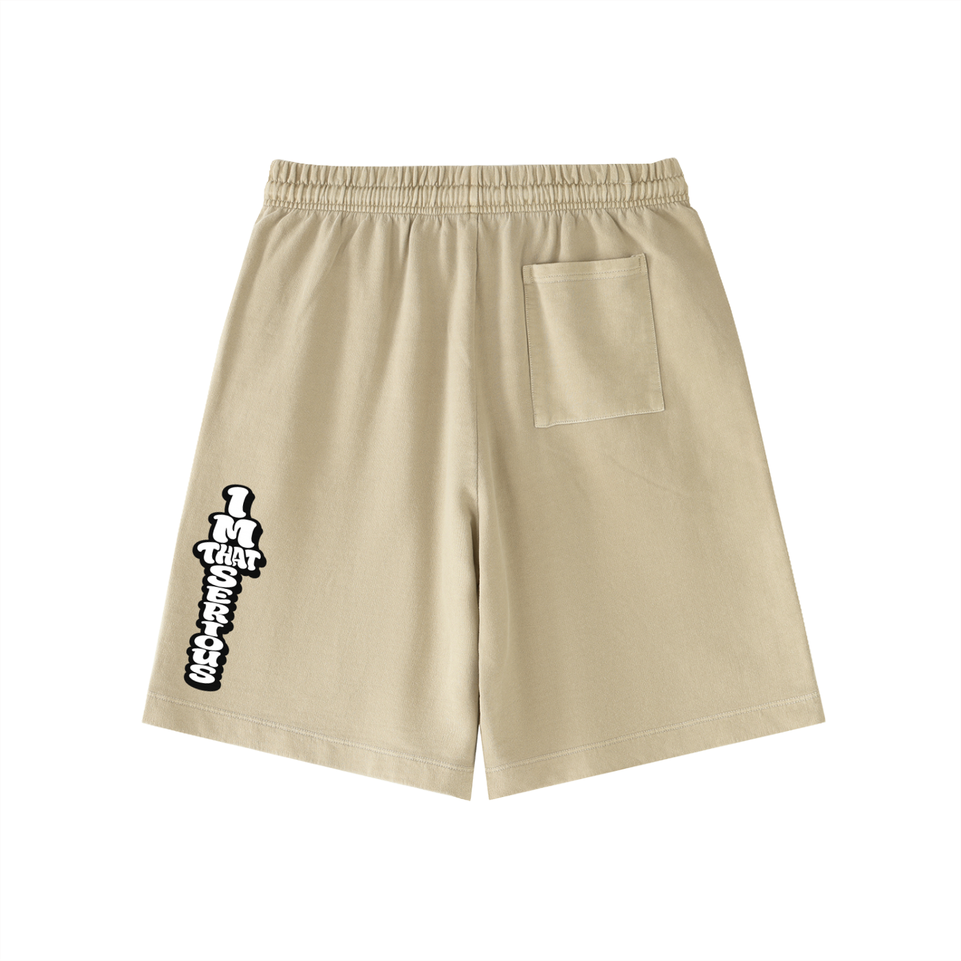 Vintage Wash Cotton Shorts,IMTHATSERIOUS,IMTHATSERIOUS Shorts,Shorts,Cotton Shorts,Men,Men Shorts