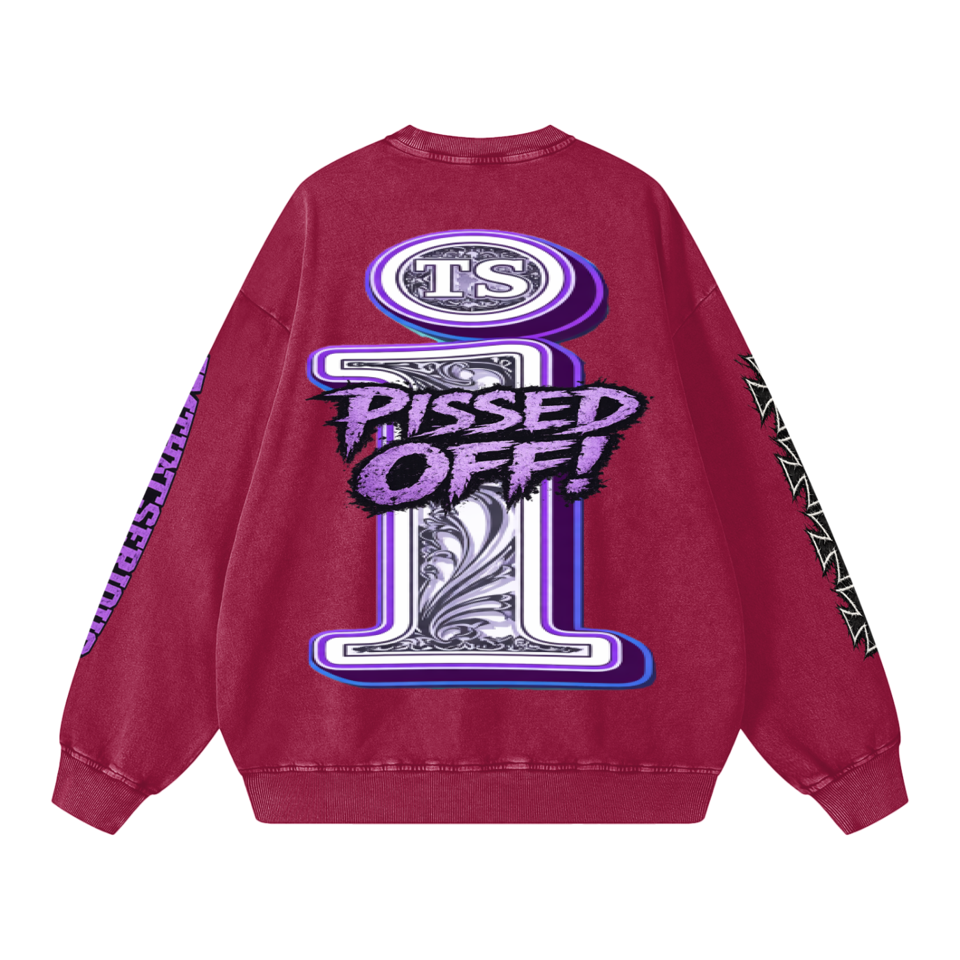 Snow Washed Oversized Sweatshi,IMTHATSERIOUS,Men,Men Sweatshirt,Hottie,Hottie Men,Hottie Men Sweatshirt