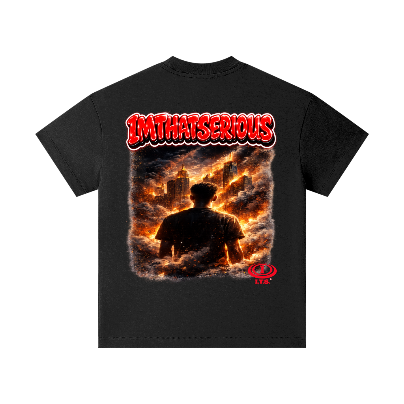 Pure Cotton Kids' T-Shirt,Kids,IMTHATSERIOUS,Cotton,Pure Cotton,T-Shirt,Burn Down City,Burn Down City T-Shirt,Burn Down City Kids T-Shirt