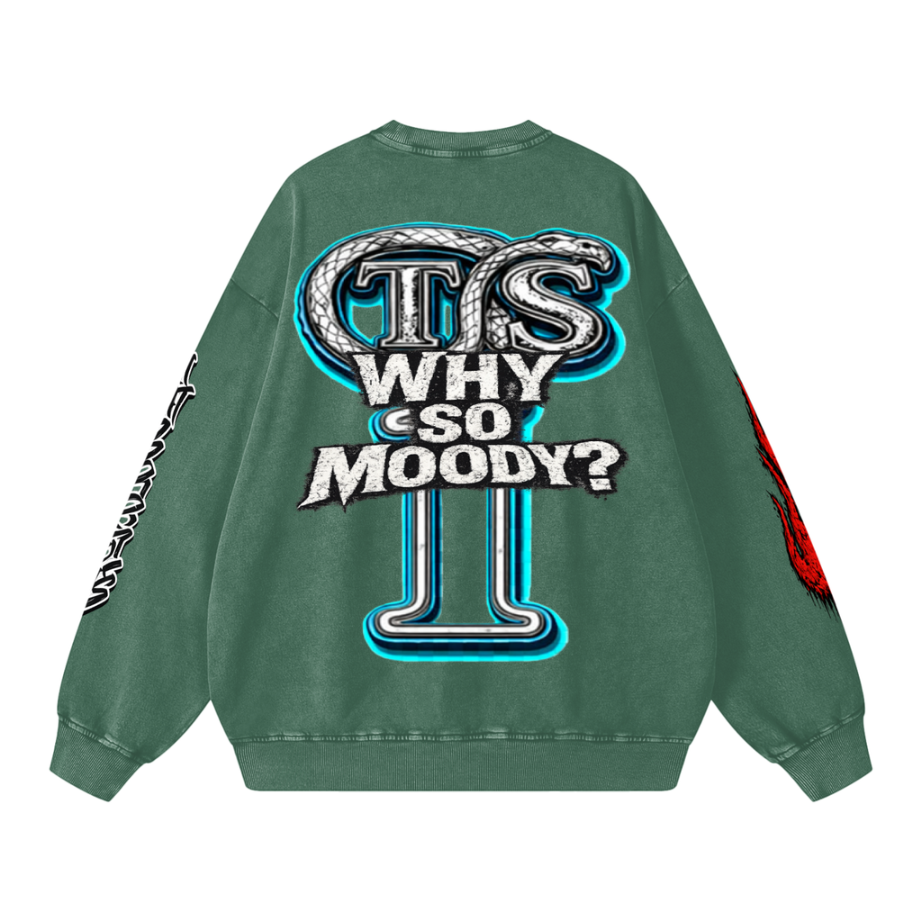 Snow Washed Oversized Sweatshi,Sinners,Sinners Men,Sinners Men Sweatshirt,Men,Men Sweatshirt,IMTHATSERIOUS