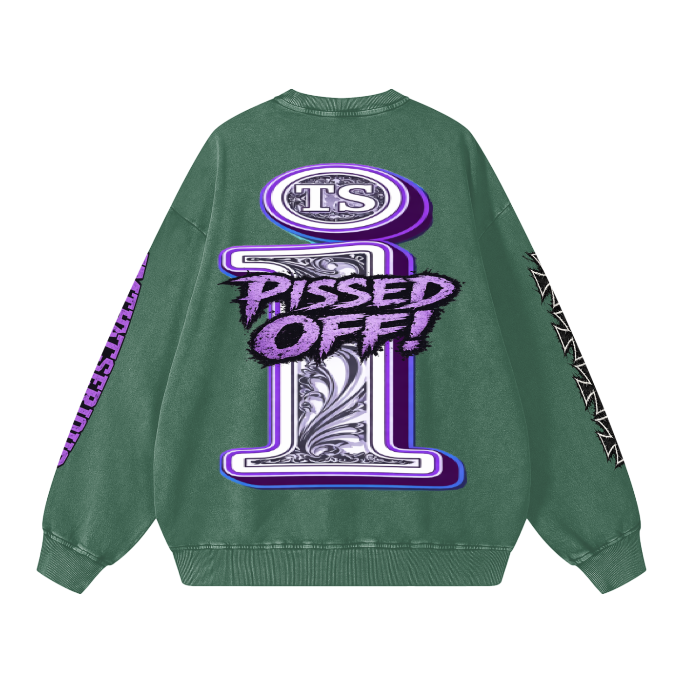 Snow Washed Oversized Sweatshi,IMTHATSERIOUS,Men,Men Sweatshirt,Hottie,Hottie Men,Hottie Men Sweatshirt