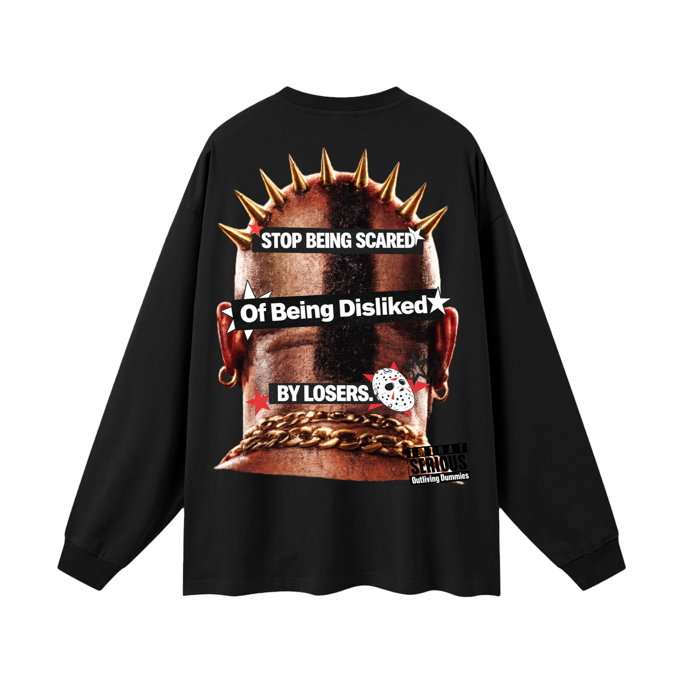 Hustlin' Oversized Long Sleeve,IMTHATSERIOUS,Men,Men Oversized Long Sleeve Tee,Hustlin Men,Hustlin Men Long Sleeve Tee