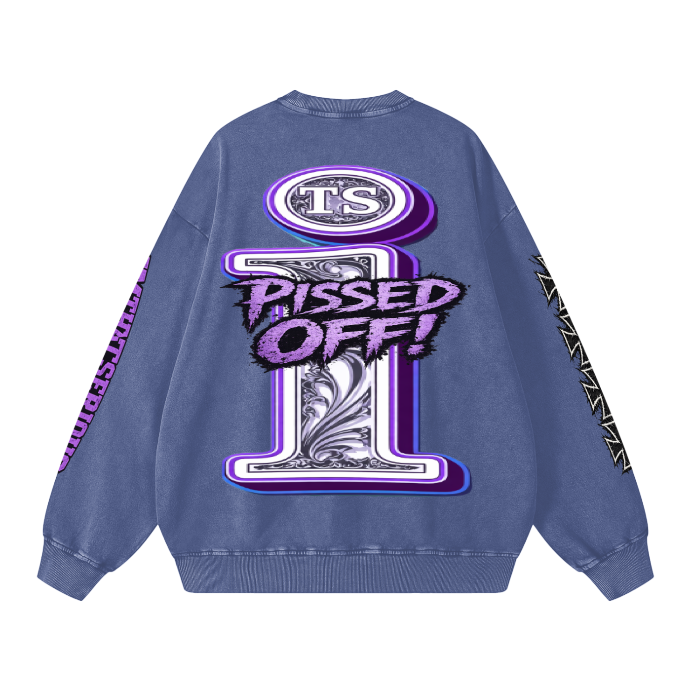 Snow Washed Oversized Sweatshi,IMTHATSERIOUS,Men,Men Sweatshirt,Hottie,Hottie Men,Hottie Men Sweatshirt