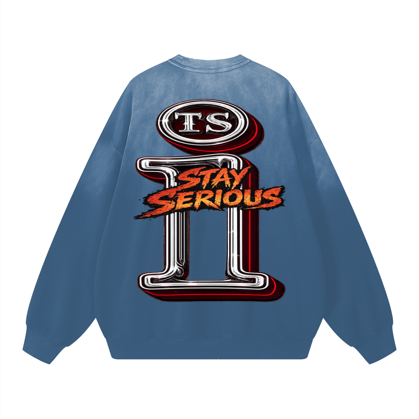 Sunfade Cotton Sweatshirt,Men,Men Sweatshirt,IMTHATSERIOUS,Angel Dance,Angel Dance Men,Angel Dance Men Sweatshirt