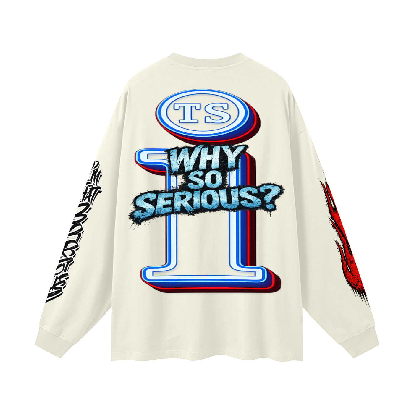 Oversized Long Sleeve T-Shirt,Boyz N the Hood,Boyz N the Hood Men,Boyz N the Hood Men T-Shirt,IMTHATSERIOUS,Men,Men Long Sleeve T-Shirt