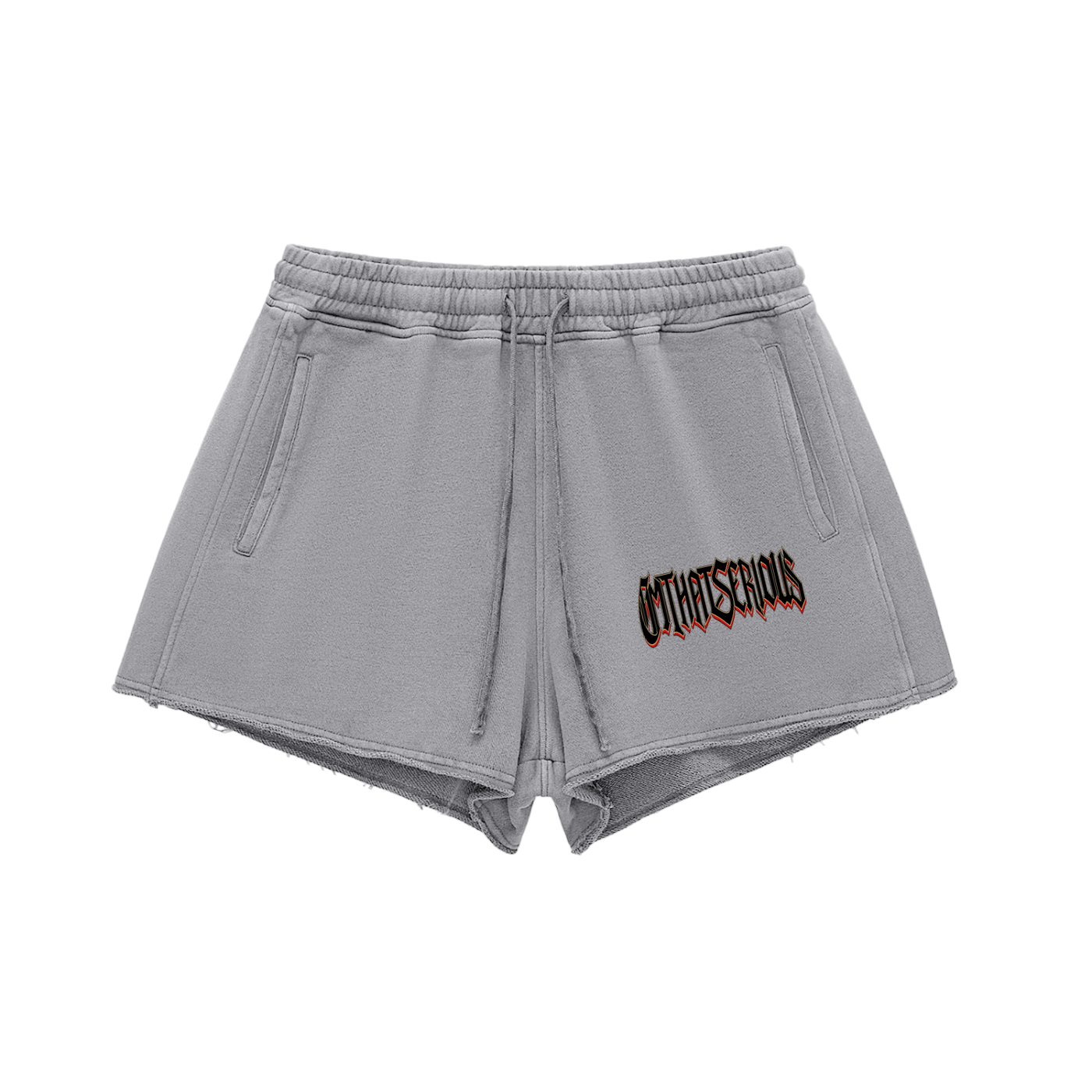 You Got A Dream,You Got A Dream Female,You Got A Dream Female Shorts,Female,Female Shorts,Female Drawstring Shorts,Female Snow Washed Shorts,Female Raw Edge Shorts