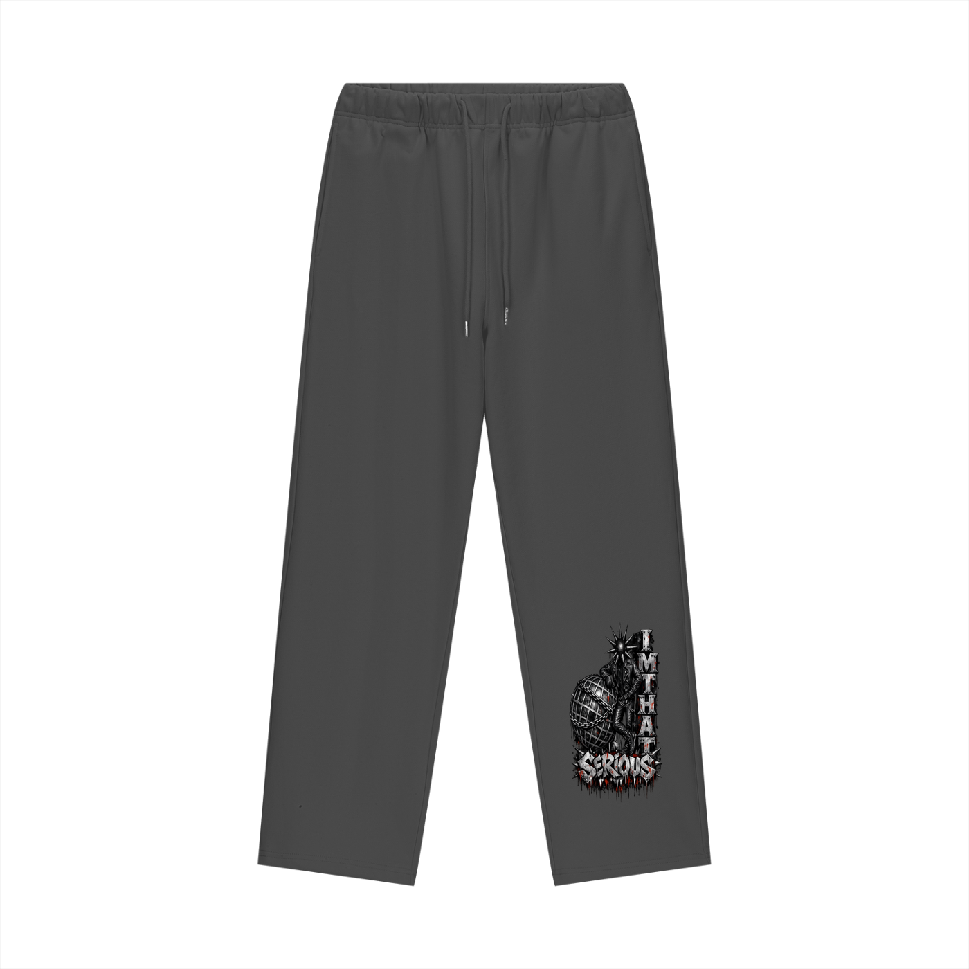 Heavyweight Fleece Straight,Danger,Danger Tracksuit,Danger Sweatpants,Danger Straight Leg Pants,IMTHATSERIOUS,I.T.S,Tracksuit,Fleece Straight Leg Pants,Straight Leg Pants