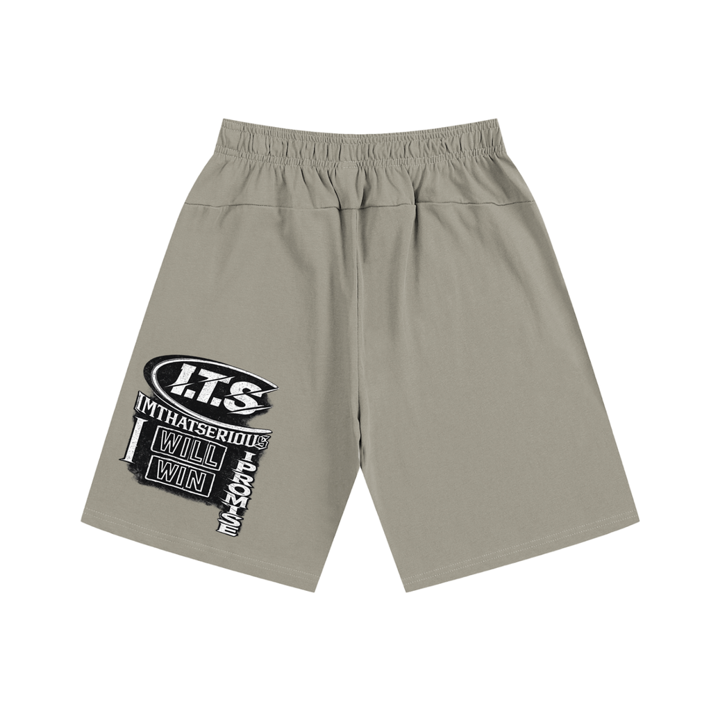 Heavyweight Cotton Shorts,I.T.S,IMTHATSERIOUS,Men,Men Shorts,Shorts,Cotton Shorts,I Will Win,I Will Win Shorts,I Will Win Men Shorts