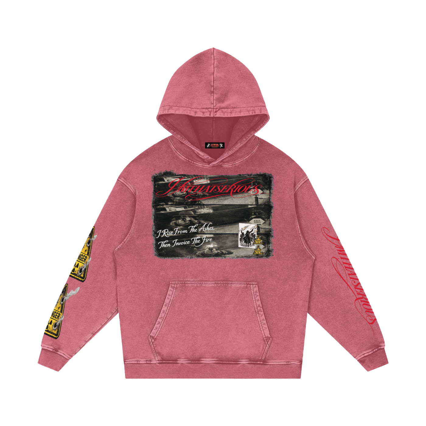 Stay Dangerous,Stay Dangerous Men,Stay Dangerous Men Hoodie,Snow Washed Loose Cotton Hoodi,Men,Men Hoodie,IMTHATSERIOUS