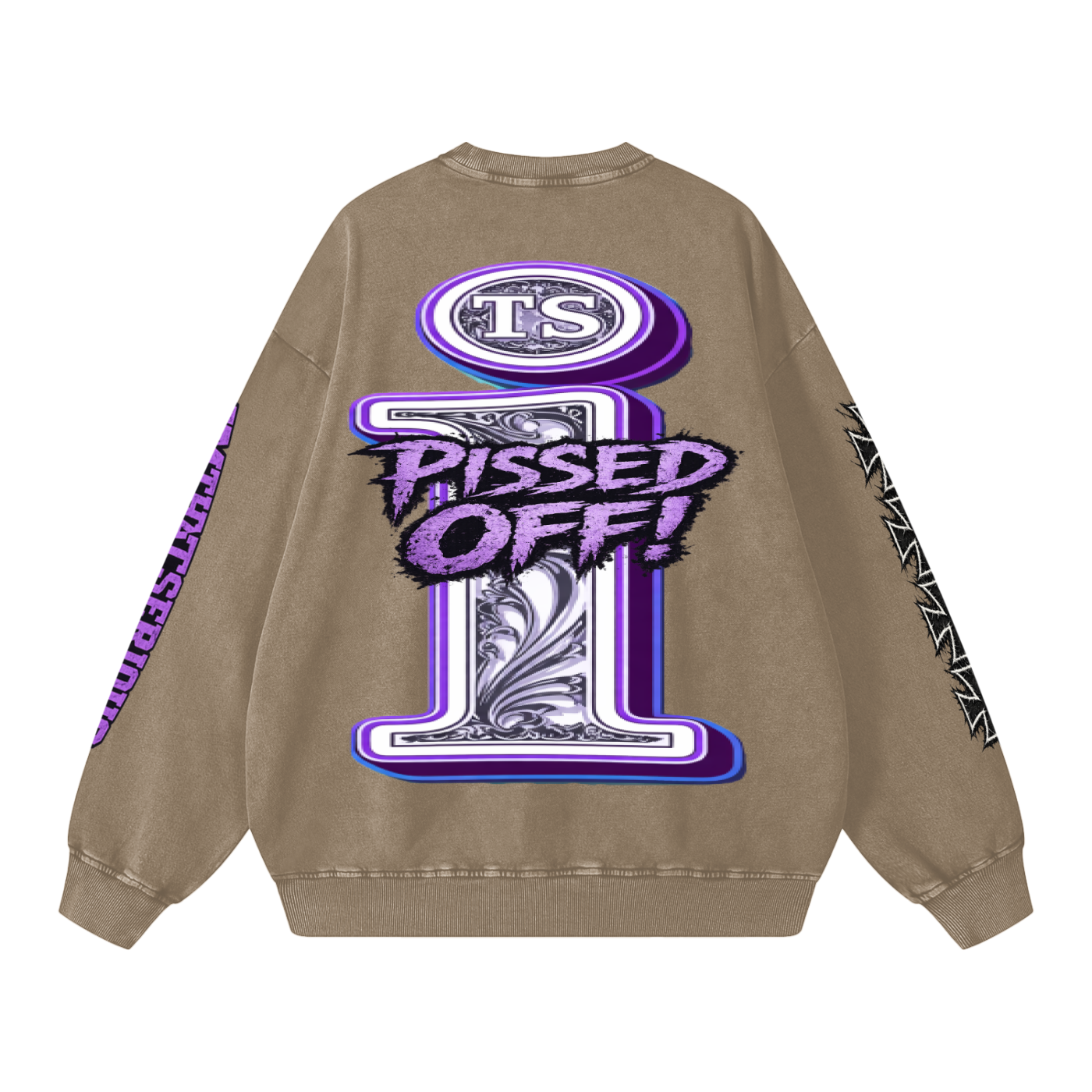 Snow Washed Oversized Sweatshi,IMTHATSERIOUS,Men,Men Sweatshirt,Hottie,Hottie Men,Hottie Men Sweatshirt