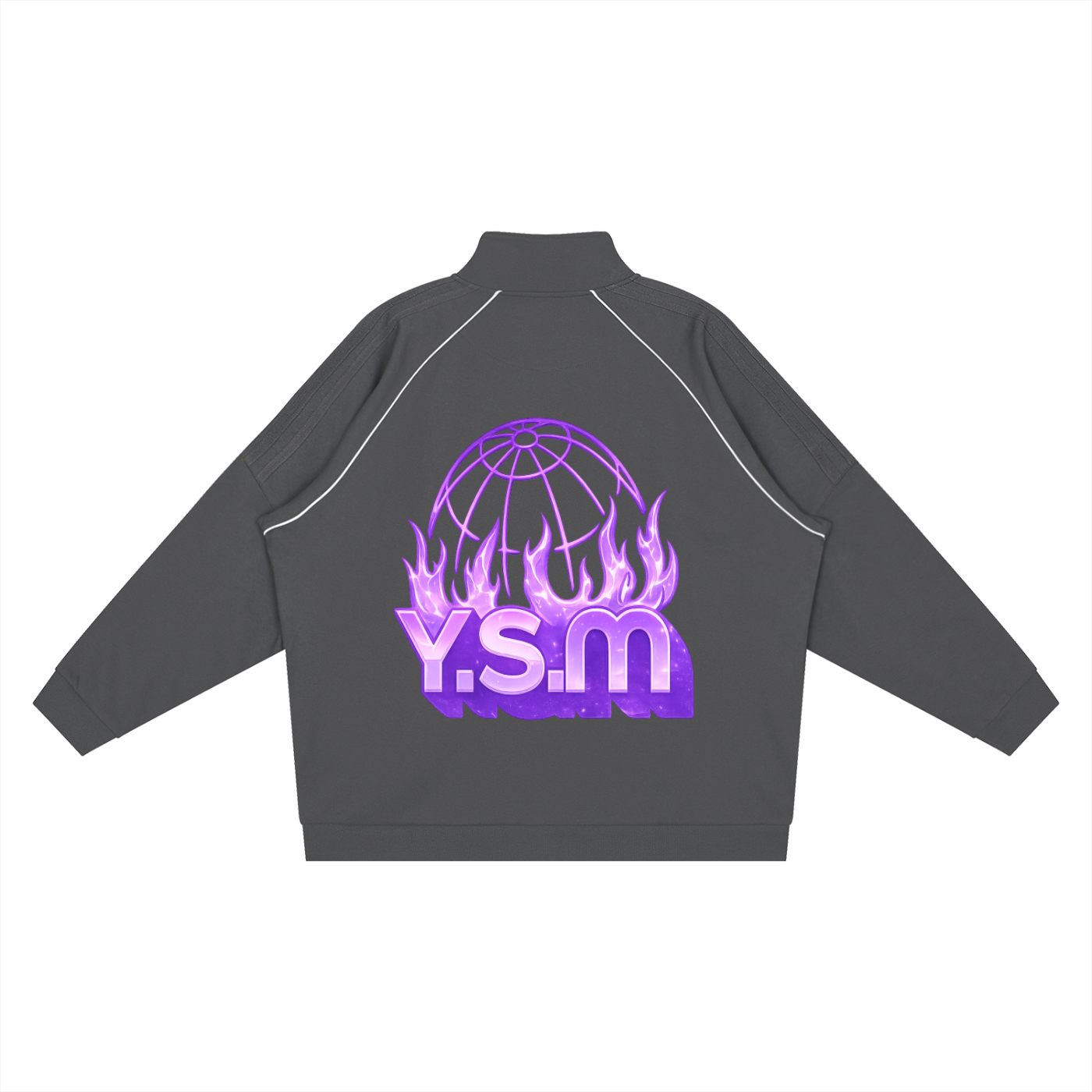 Reflection Striped Raglan Slee,Men,Men Hoodie,Men Tracksuit,IMTHATSERIOUS