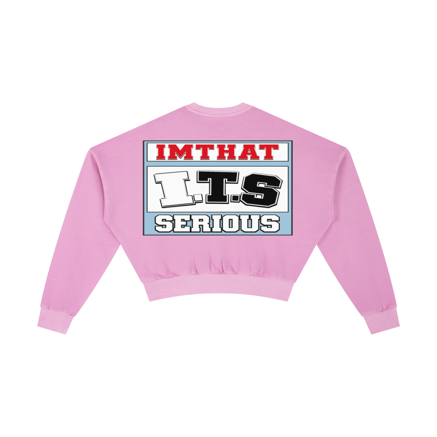 Vintage Washed Cropped,Cropped Sweatshirt,Focus On You,I.T.S,IMTHATSERIOUS,Women,Sweatshirt,Women Sweatshirt,Women Cropped Sweatshirt,Vintage Sweatshirt