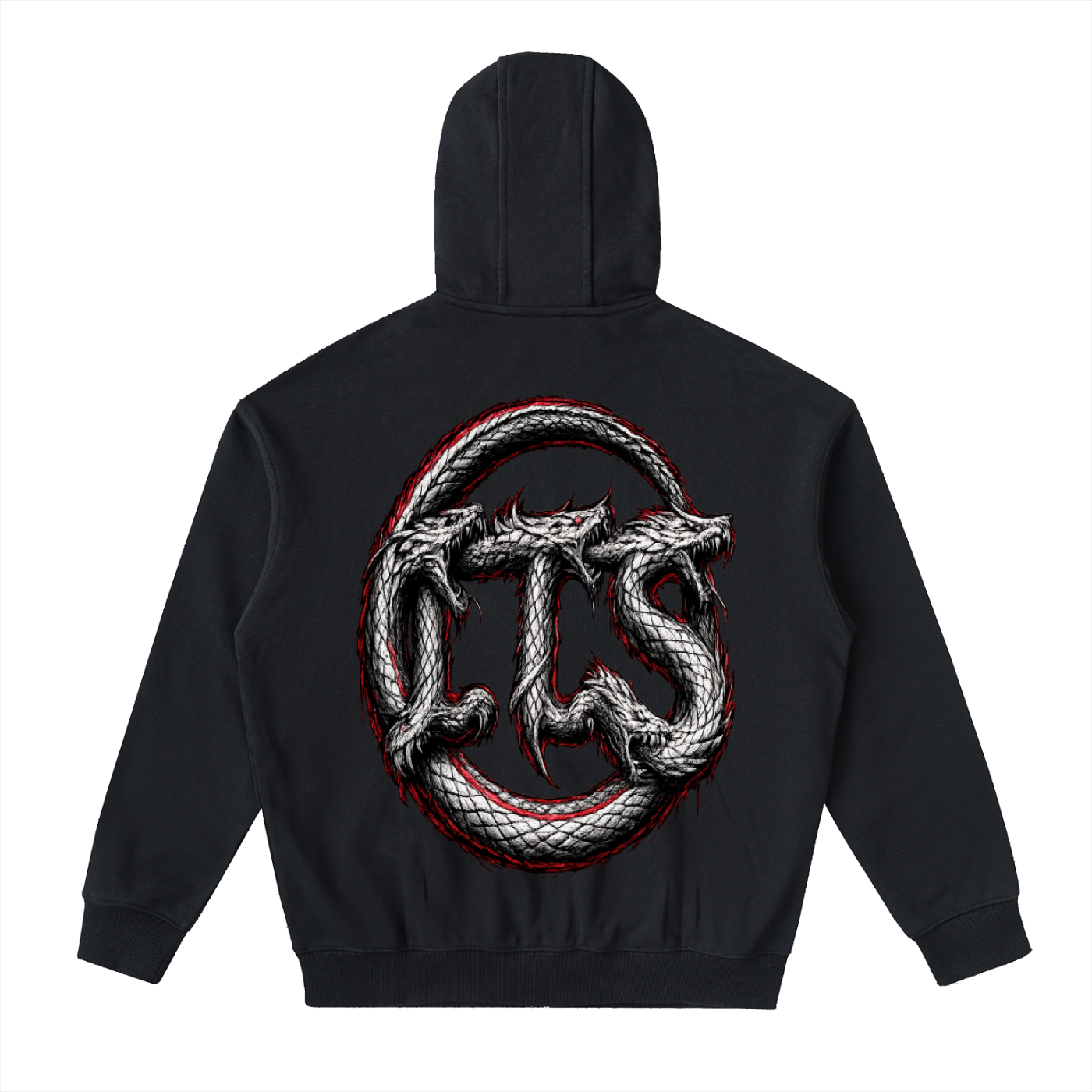 Drop-Shoulder Zip Up Hoodie,Men,Men Hoodie,IMTHATSERIOUS