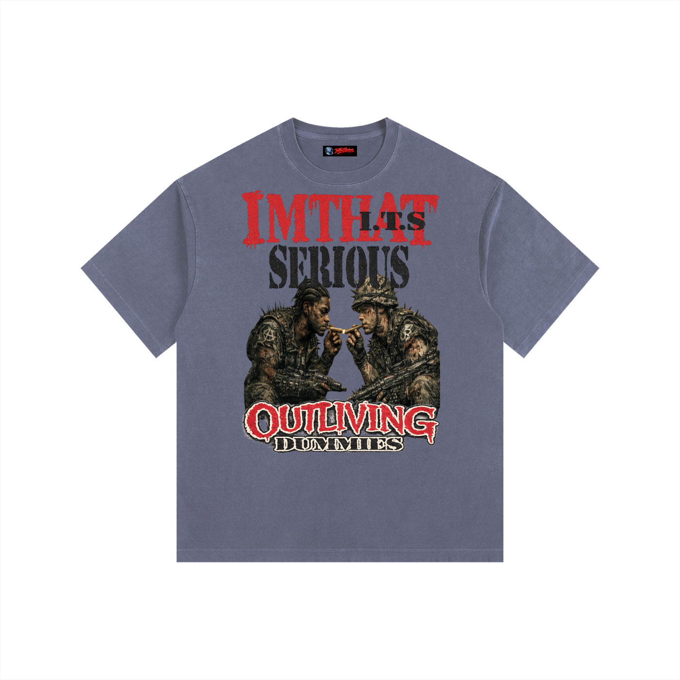 War Gas Mud,War Gas Mud Men,War Gas Mud T-Shirt,War Gas Mud Men T-Shirt,IMTHATSERIOUS,Men,Vintage Washed Oversized Cotto,Men Vintage Washed T-Shirt,Men Cotton T-Shirt,Men Oversized T-Shirt