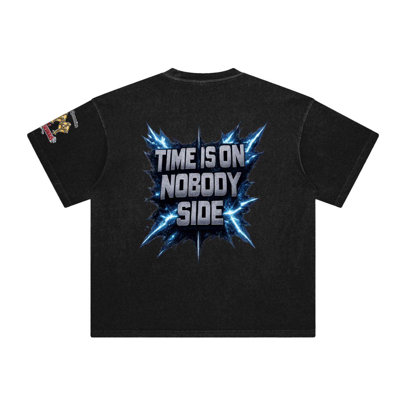 Time Is On Nobody Side,Time Is On Nobody Side Men,Time Is On Nobody Side T-Shirt,Enzyme Washed T-Shirt,Men Enzyme Washed T-Shirt,Enzyme Washed,Men,IMTHATSERIOUS,Men T-Shirt
