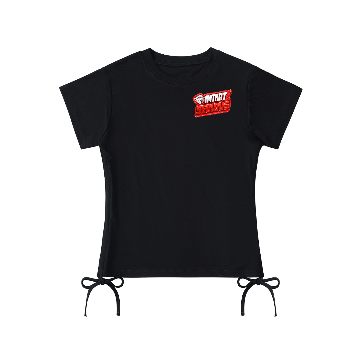 Women Drawstring T-Shirt,IMTHATSERIOUS,Women,T-Shirt,Women T-Shirt