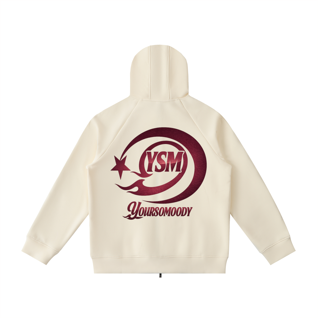 Raglan Sleeve Zip Hoodie,Men,Men Hoodie,IMTHATSERIOUS