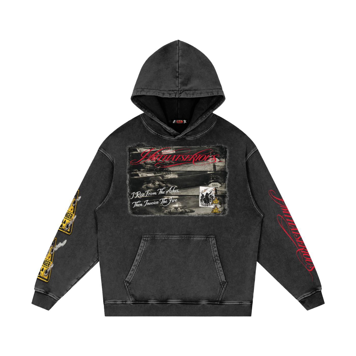 Stay Dangerous,Stay Dangerous Men,Stay Dangerous Men Hoodie,Snow Washed Loose Cotton Hoodi,Men,Men Hoodie,IMTHATSERIOUS