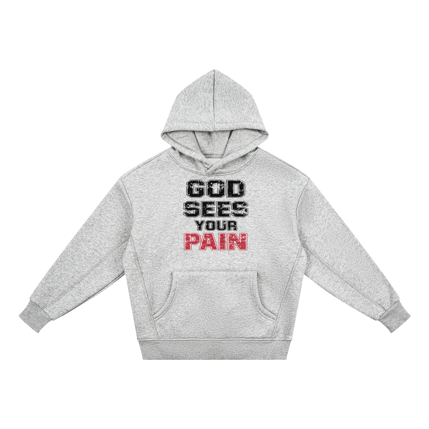 Kids' Fleece Hoodie,I.T.S,IMTHATSERIOUS,Kids,Kids Hoodie,God Sees Your Pain,God Sees Your Pain Kids,Kids Tracksuit