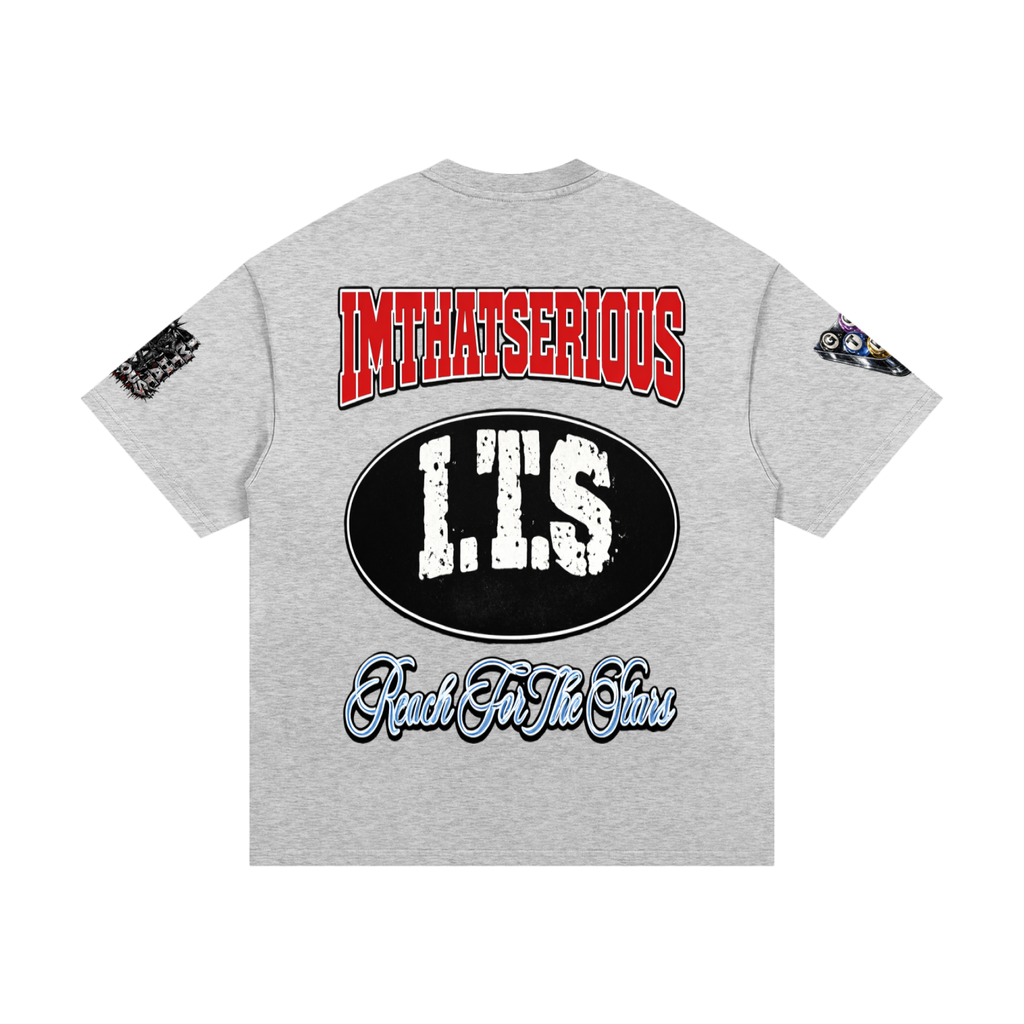  Heavyweight Cotton T-Shirt,I.T.S,IMTHATSERIOUS,Reach For The Stars,Reach For The Stars T-shirt,T-shirt,Men,Men T-shirt,Cotton T-shirt,Men Cotton T-shirt