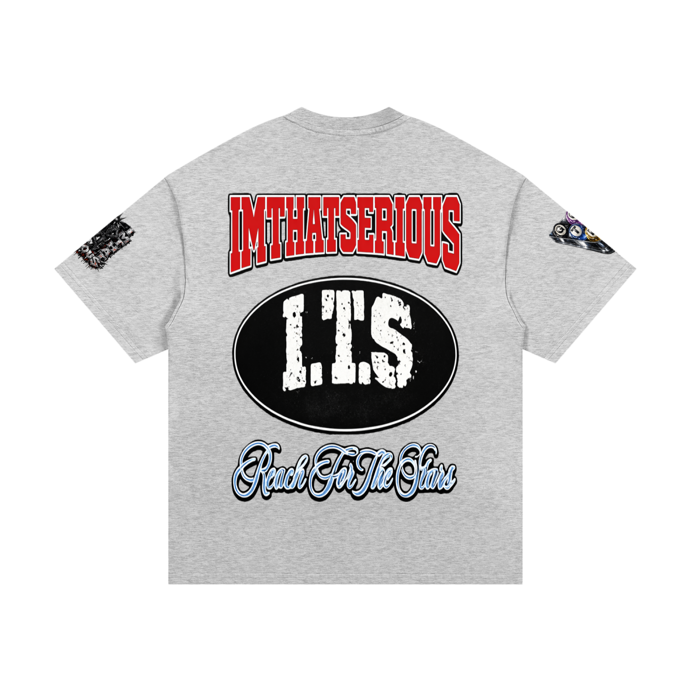  Heavyweight Cotton T-Shirt,I.T.S,IMTHATSERIOUS,Reach For The Stars,Reach For The Stars T-shirt,T-shirt,Men,Men T-shirt,Cotton T-shirt,Men Cotton T-shirt