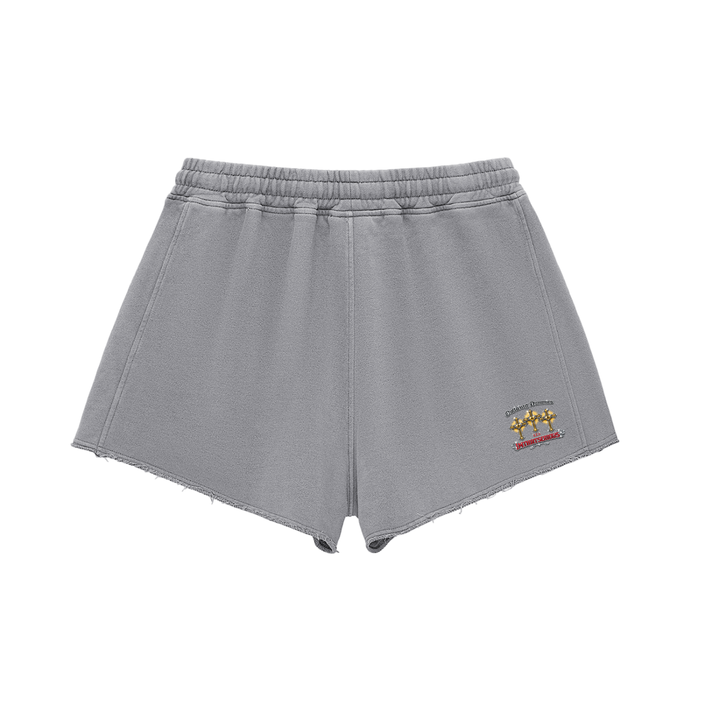 You Got A Dream,You Got A Dream Female,You Got A Dream Female Shorts,Female Drawstring Shorts,Female,Female Shorts,Female Snow Washed Shorts,Female Raw Edge Shorts