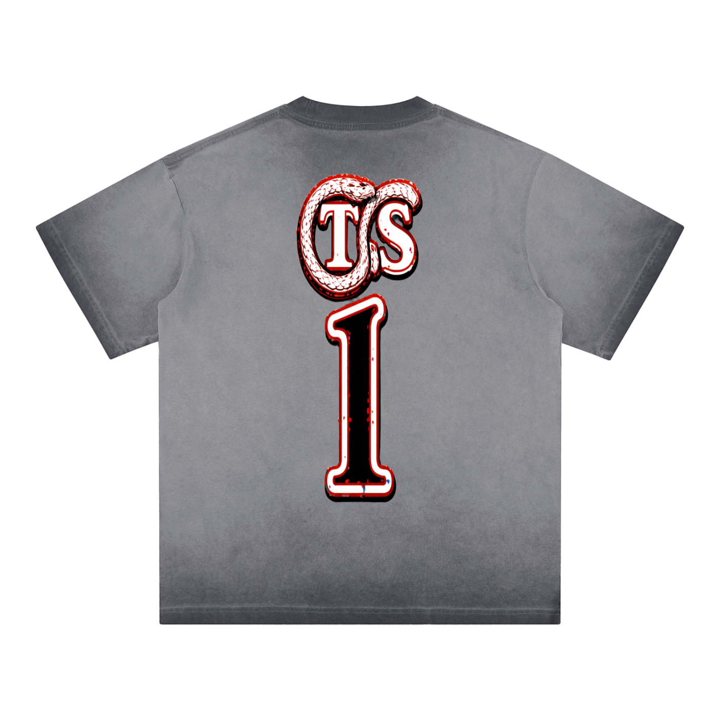 Reverse Dyed Loose Cotton T-Sh,IMTHATSERIOUS,Men,Men T-Shirt