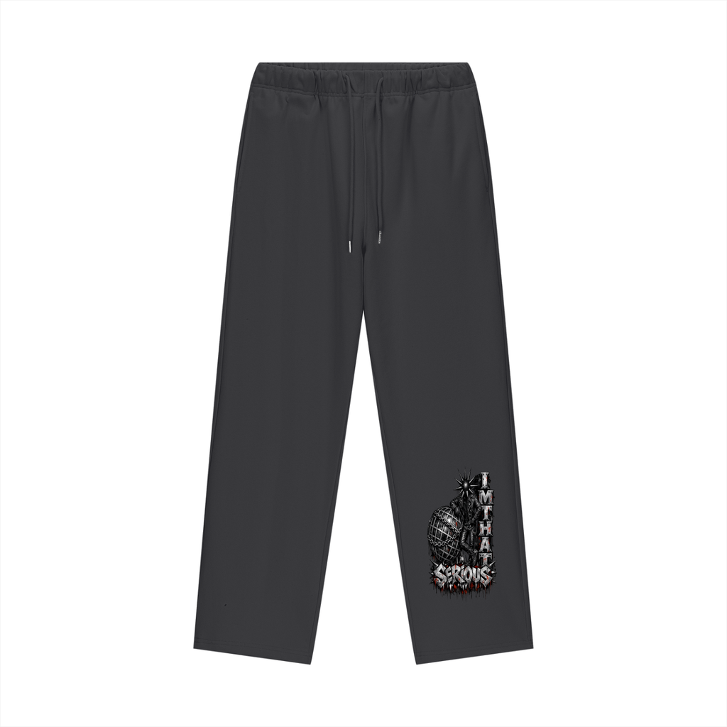 Heavyweight Fleece Straight,Danger,Danger Tracksuit,Danger Sweatpants,Danger Straight Leg Pants,IMTHATSERIOUS,I.T.S,Tracksuit,Fleece Straight Leg Pants,Straight Leg Pants