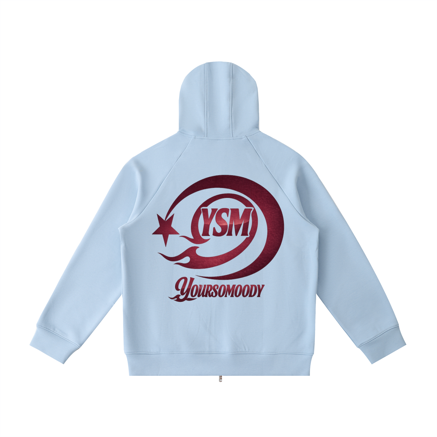 Raglan Sleeve Zip Hoodie,Men,Men Hoodie,IMTHATSERIOUS