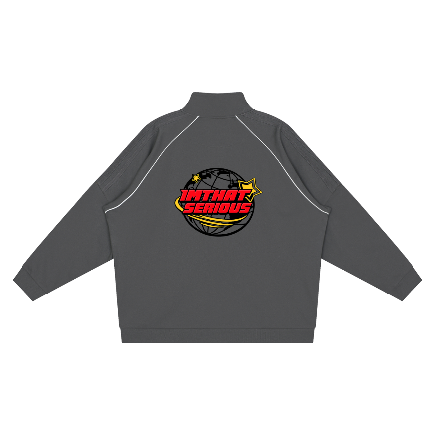 Reflection Striped Raglan Slee,men,women,imthatserious,tracksuit,hoodies,reflection hoodies,reflection tracksuit