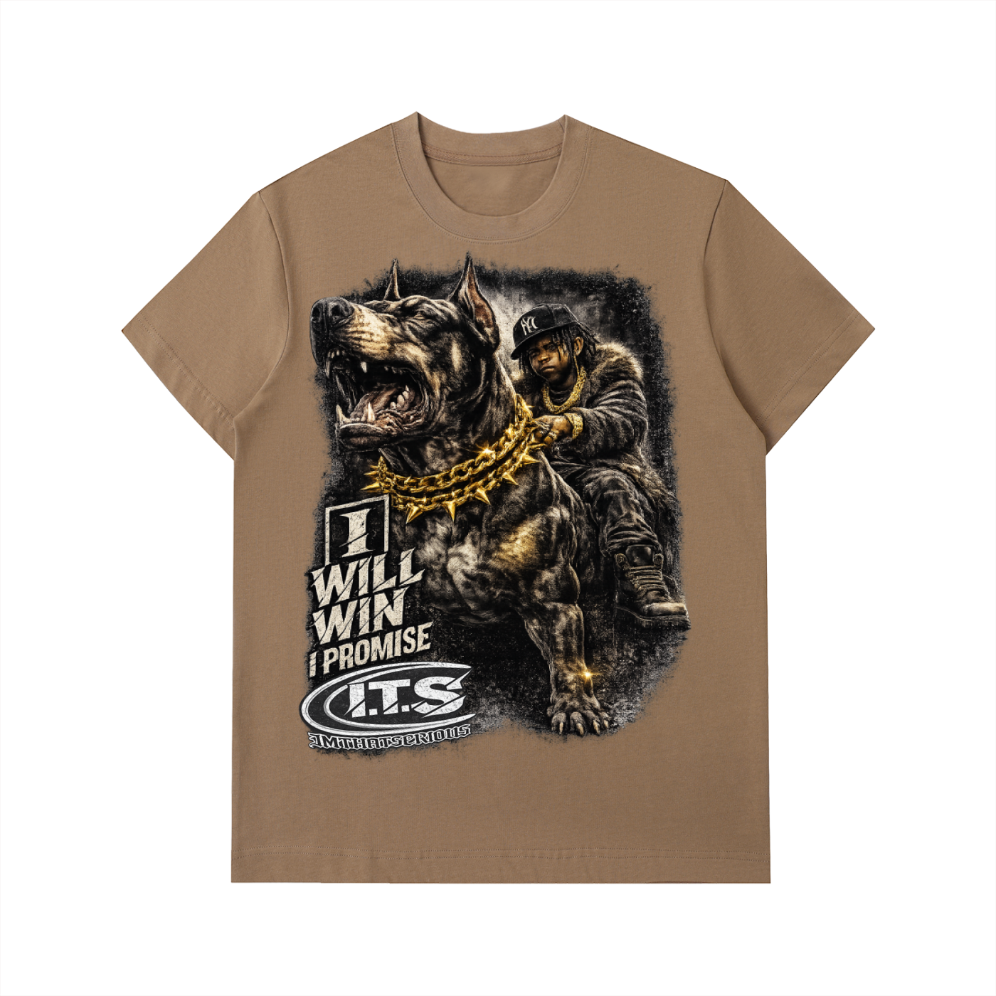 Heavyweight Cotton T-Shirt,I Will Win,I Will Win T-Shirt,Cotton,Cotton T-shirt,I Will Win Cotton T-shirt,T-shirt,Men,IMTHATSERIOUS,Men T-shirt