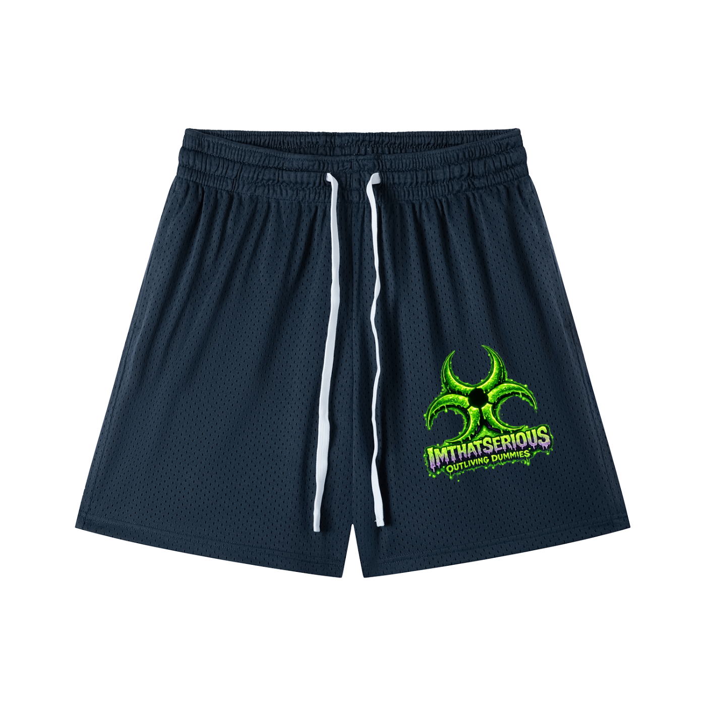 Mesh Drawstring Shorts,IMTHATSERIOUS,Men,Women,Shorts,Mesh Shorts,Drawstring Shorts