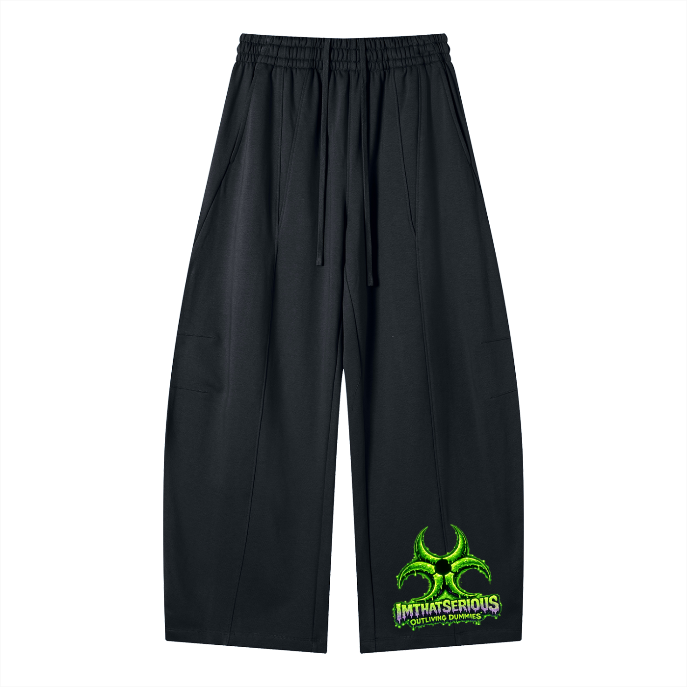 Heavyweight Wide Leg Panel,IMTHATSERIOUS,Men,Sweatpants,Men Sweatpants,Wide Leg Panel Sweatpants,Men Wide Leg Panel Sweatpants