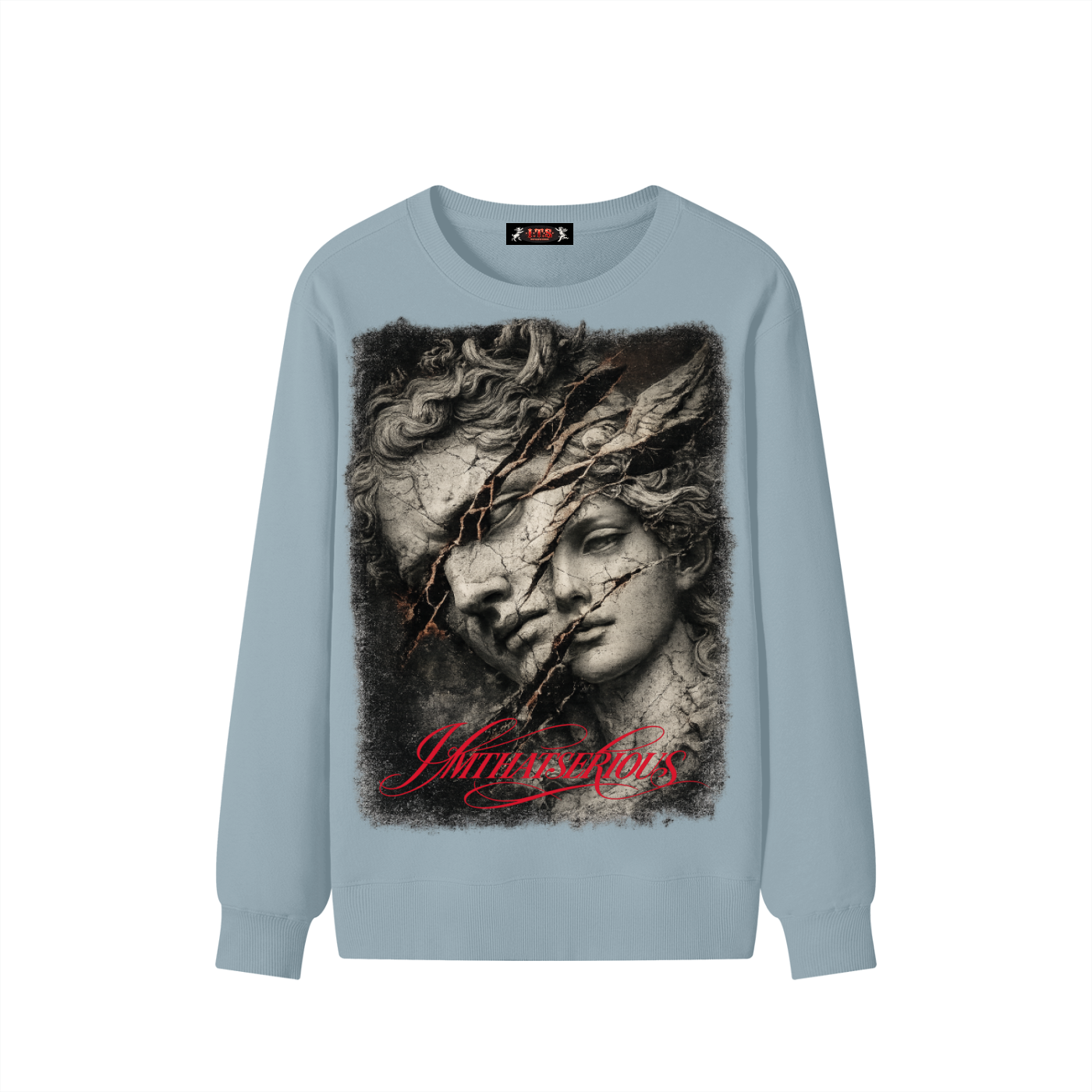 Classic Cotton Sweatshirt,Men,Men Sweatshirt,IMTHATSERIOUS,Split,Split Men,Split Men Sweatshirt