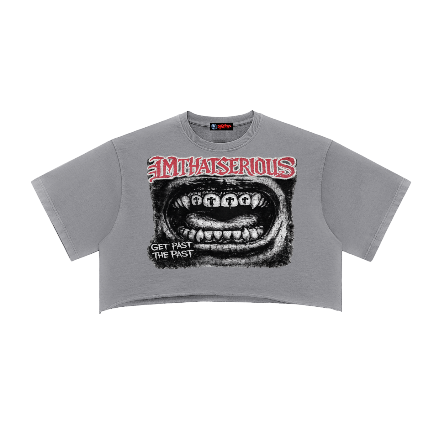 Get Past The Past,Get Past The Past Crop Top,IMTHATSERIOUS,I.T.S,Get Past The Past Women,Snow Washed Raw Edge Crop Top,Crop Top,Snow Washed,Snow Washed Crop Top,Raw Edge