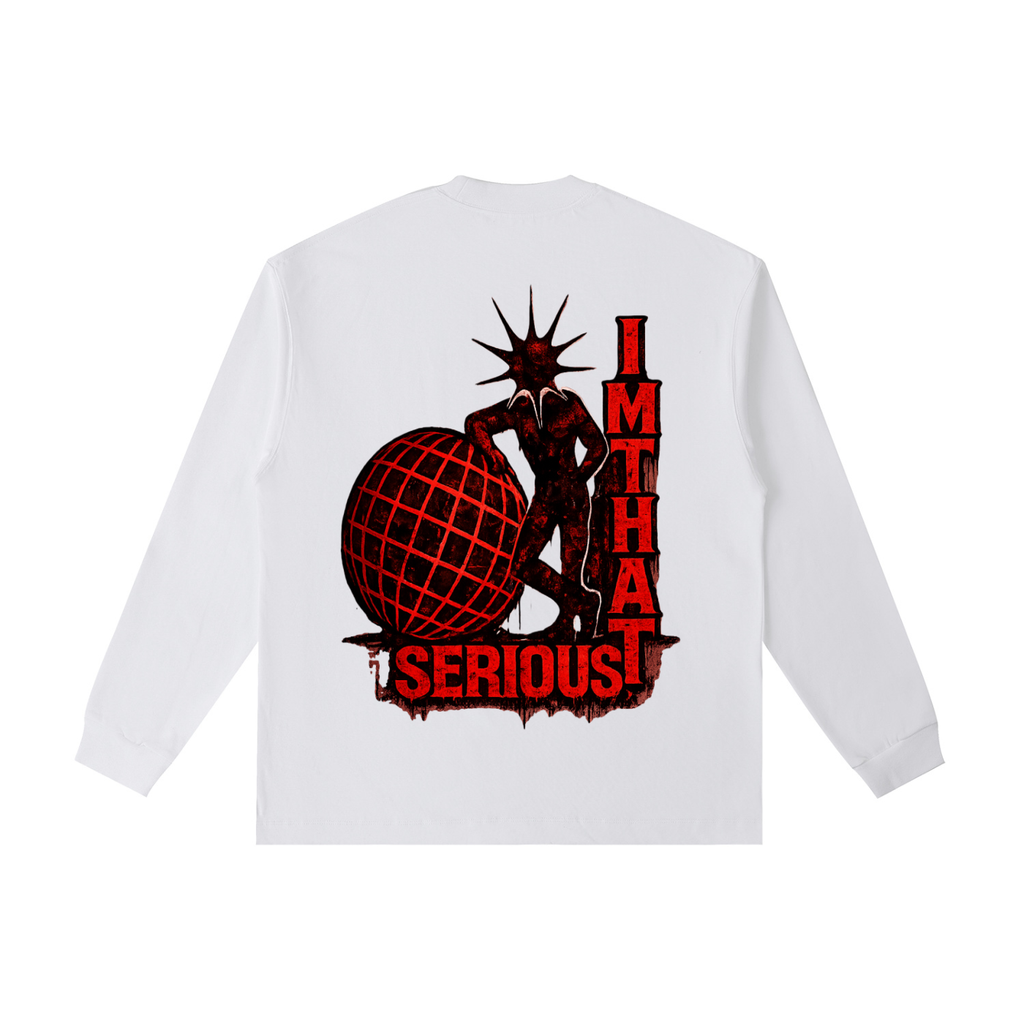 Cotton Long Sleeve T-Shirt,IMTHATSERIOUS,Real Energy,Real Energy Long Sleeve,Cotton,Long Sleeve,Long Sleeve T-shirt