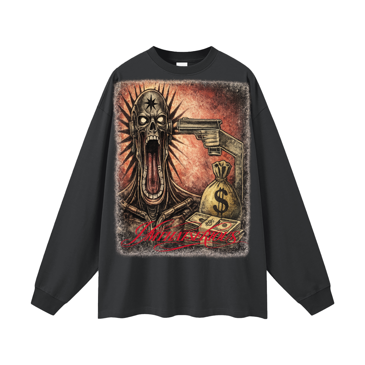 Oversized Long Sleeve T-Shirt,Caught Up,IMTHATSERIOUS,Men,Men Long Sleeve T-SHIRT,cAUGHT uP mEN,Caught Up Men Sleeve T-Shirt